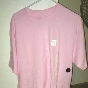 Adidas pink tee